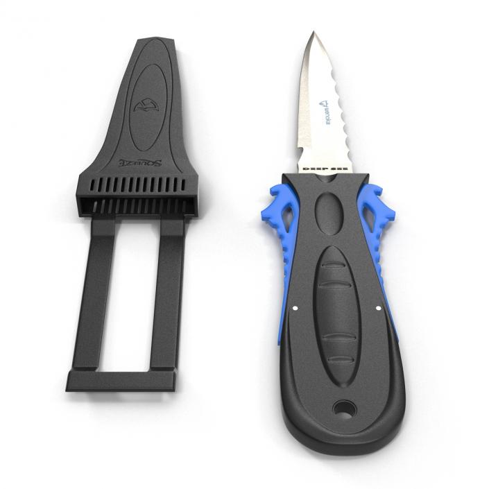 Dive Knife Set 3D model