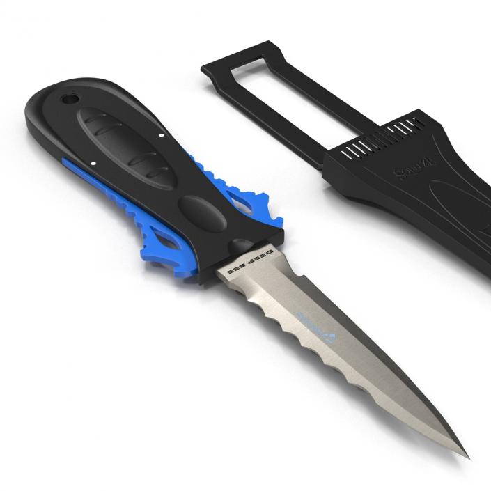 Dive Knife Set 3D model