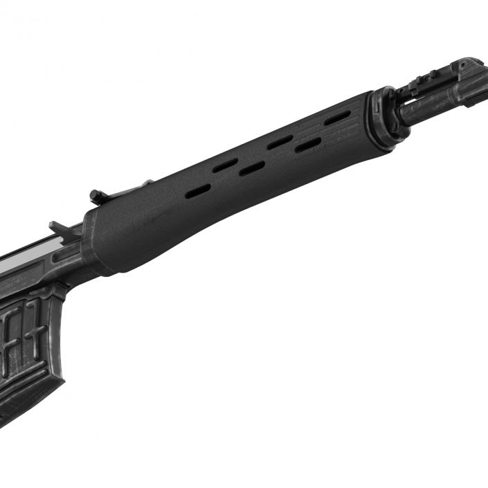 Sniper Rifle Dragunov SVDS with Folding Stock 2 3D