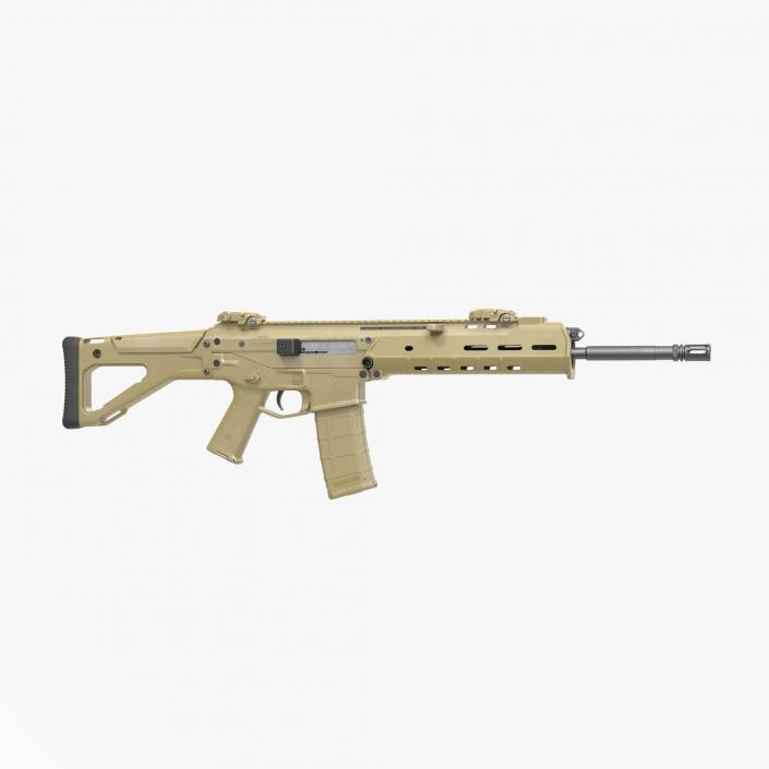 Adaptive Combat Rifle Bushmaster ACR Coyote Brown 3D model