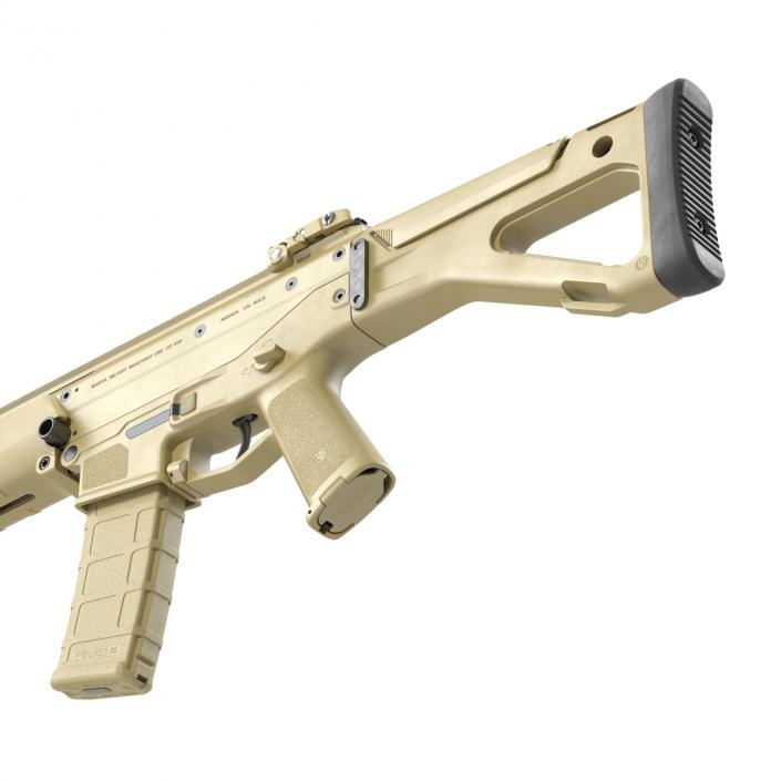 Adaptive Combat Rifle Bushmaster ACR Coyote Brown 3D model