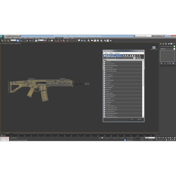 Adaptive Combat Rifle Bushmaster ACR Coyote Brown 3D model