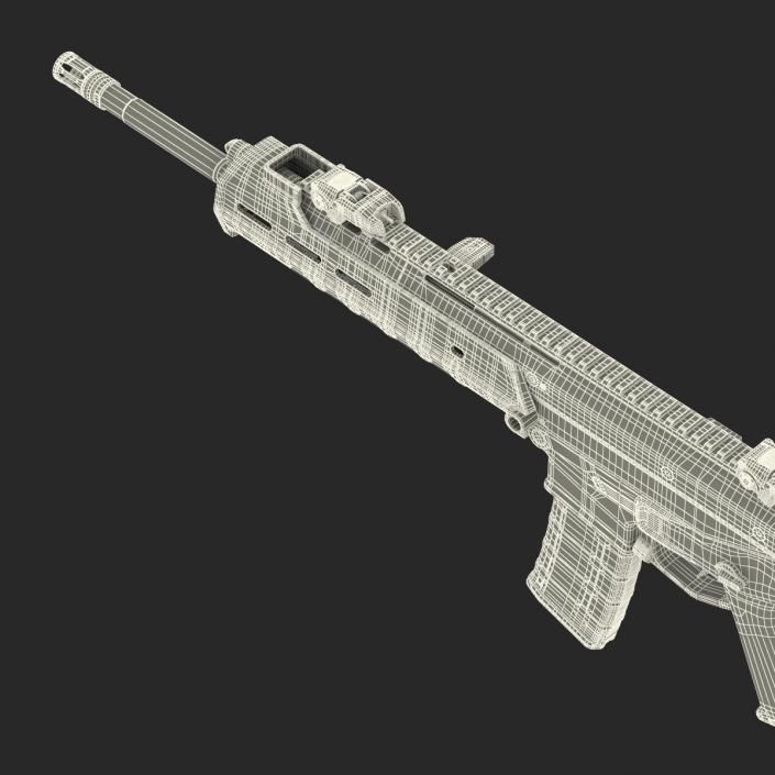 Adaptive Combat Rifle Bushmaster ACR Coyote Brown 3D model