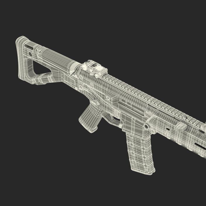 Adaptive Combat Rifle Bushmaster ACR Coyote Brown 3D model