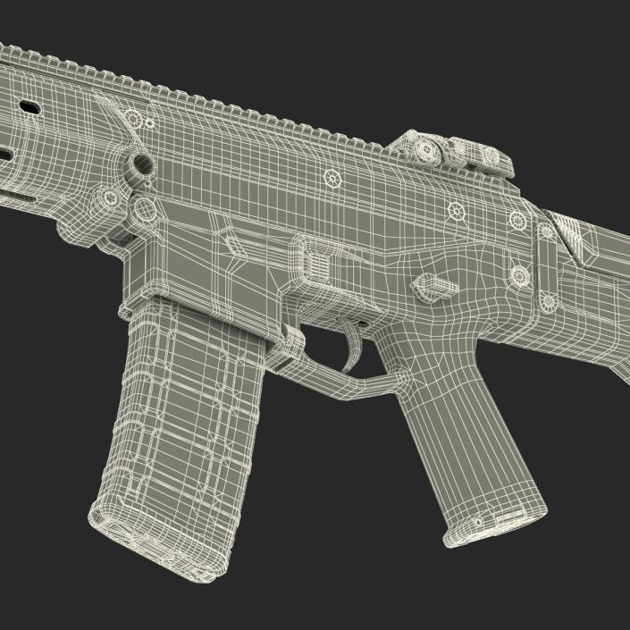 Adaptive Combat Rifle Bushmaster ACR Coyote Brown 3D model