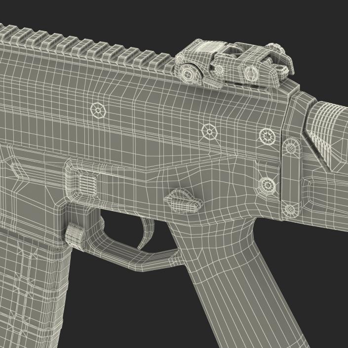 Adaptive Combat Rifle Bushmaster ACR Coyote Brown 3D model