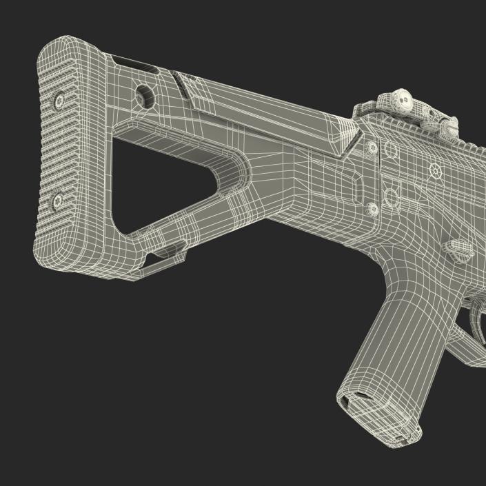 Adaptive Combat Rifle Bushmaster ACR Coyote Brown 3D model