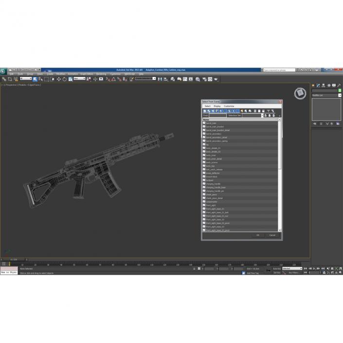 Adaptive Combat Rifle Carbine 3D model