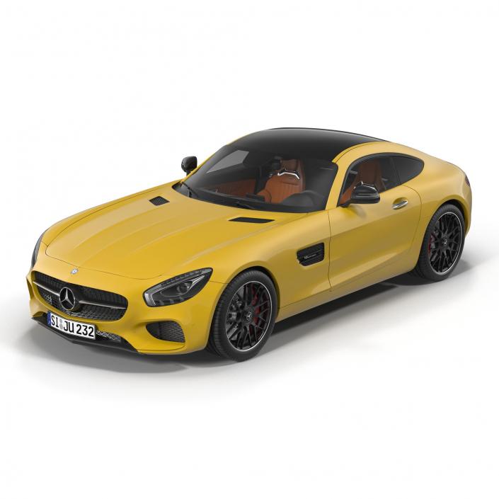 3D model Mercedes Benz AMG GT 2016