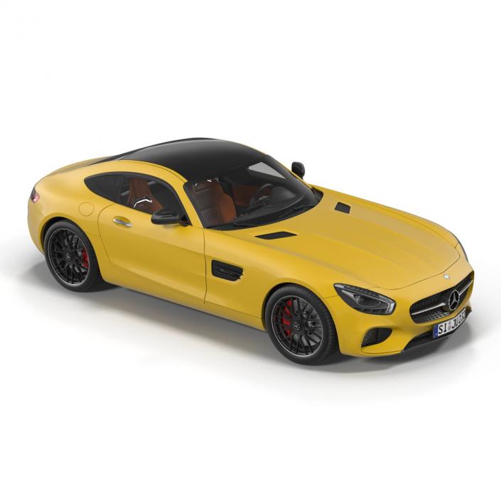 3D model Mercedes Benz AMG GT 2016