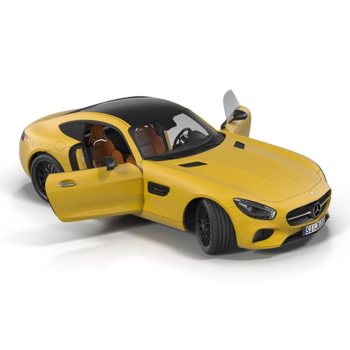 3D model Mercedes Benz AMG GT 2016