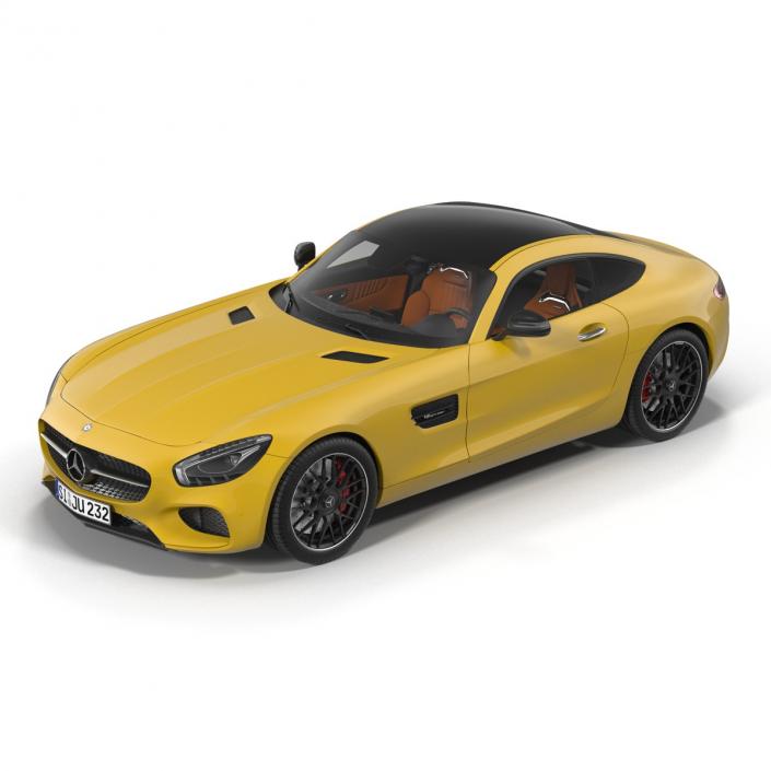 3D model Mercedes Benz AMG GT 2016