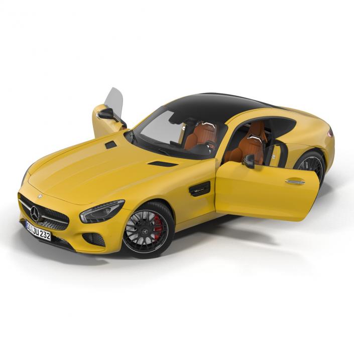 3D model Mercedes Benz AMG GT 2016