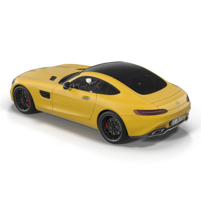 3D model Mercedes Benz AMG GT 2016