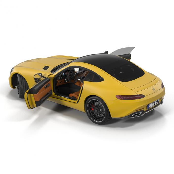 3D model Mercedes Benz AMG GT 2016