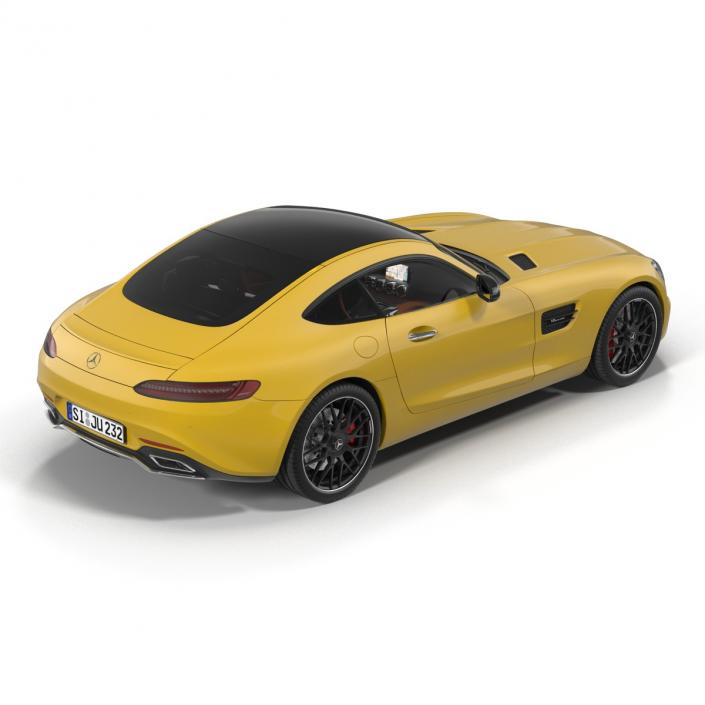 3D model Mercedes Benz AMG GT 2016