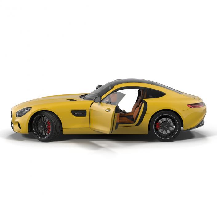 3D model Mercedes Benz AMG GT 2016