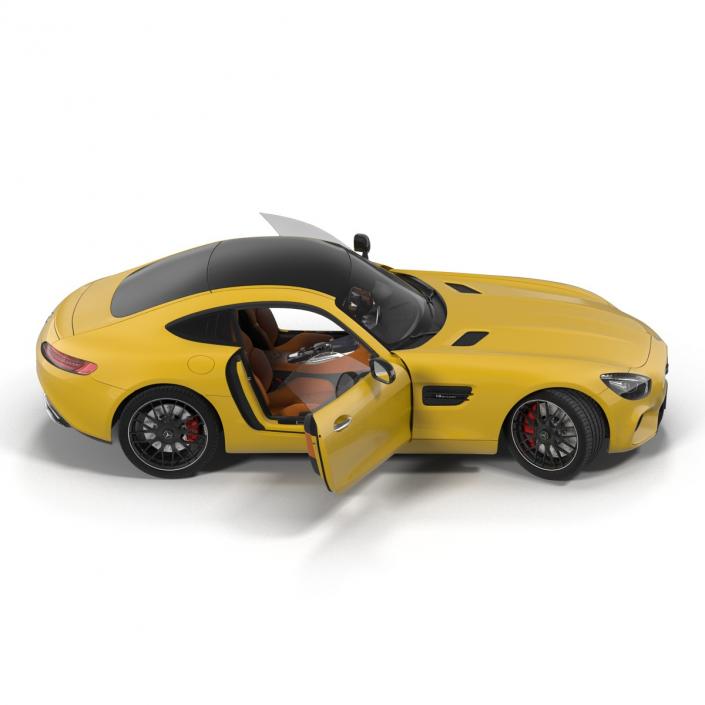 3D model Mercedes Benz AMG GT 2016