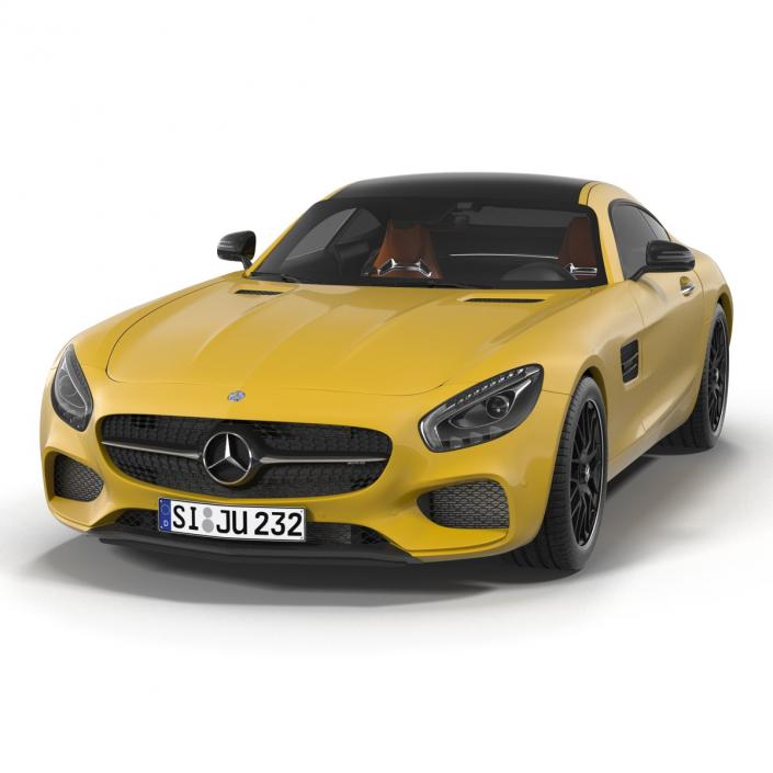 3D model Mercedes Benz AMG GT 2016