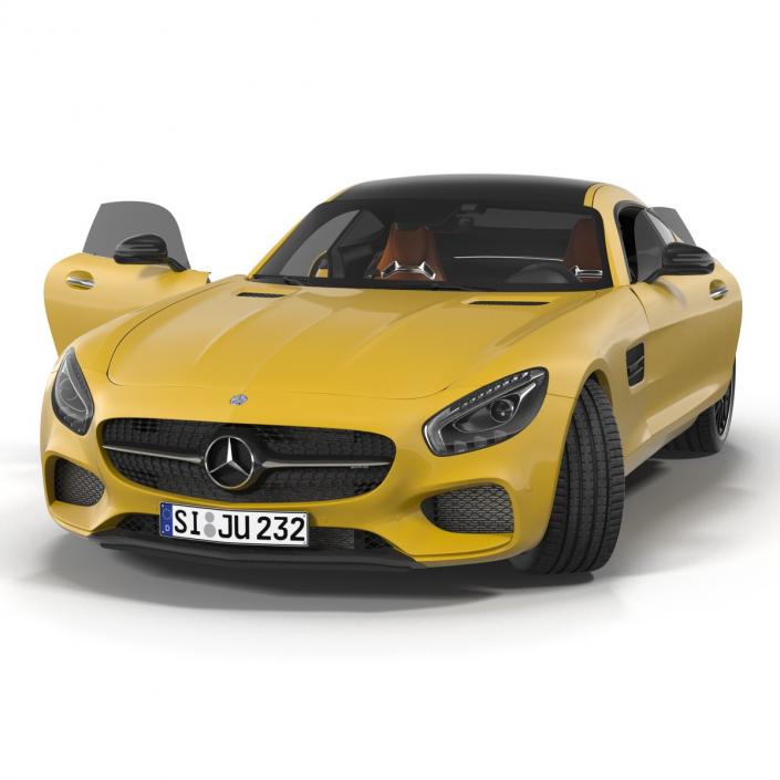 3D model Mercedes Benz AMG GT 2016