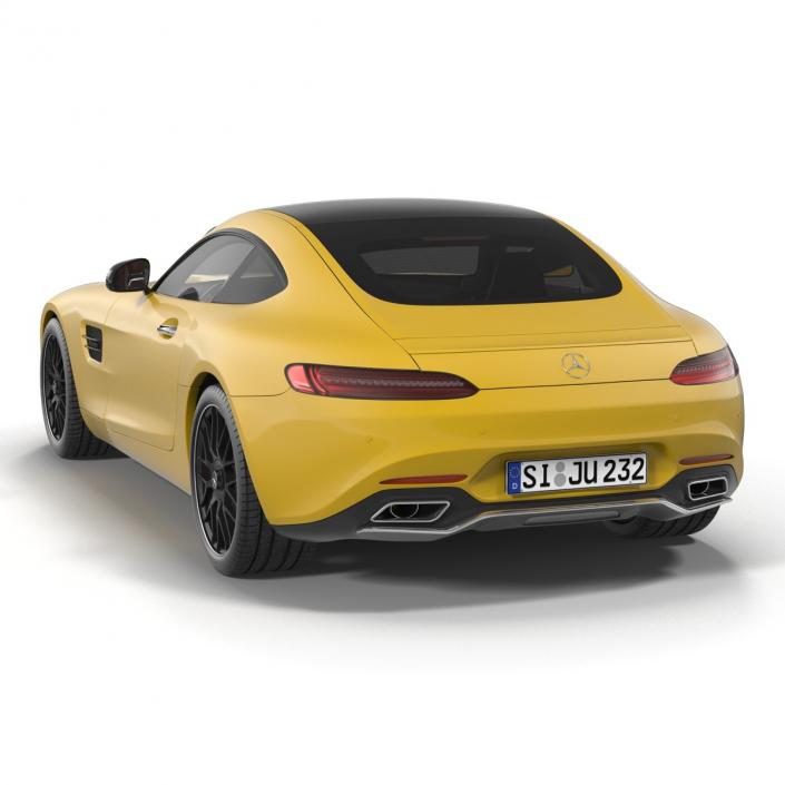 3D model Mercedes Benz AMG GT 2016