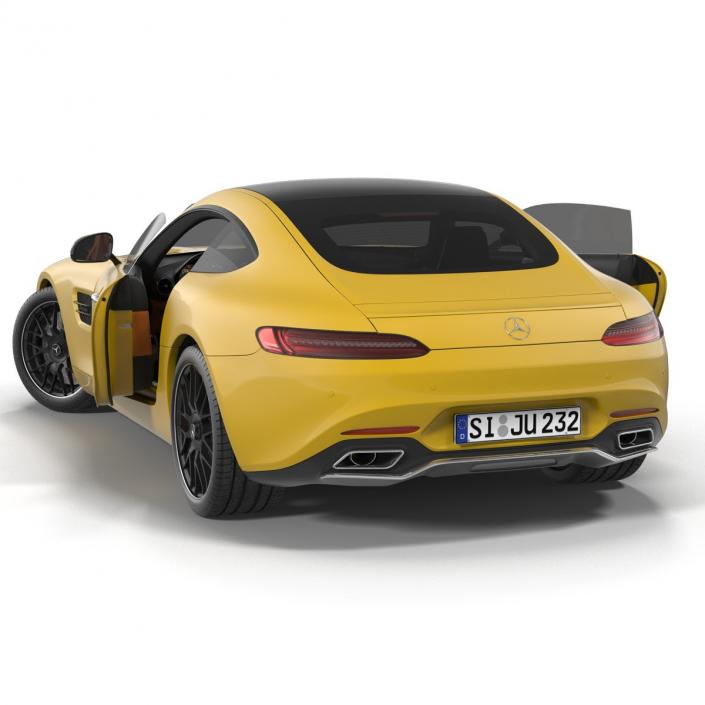 3D model Mercedes Benz AMG GT 2016