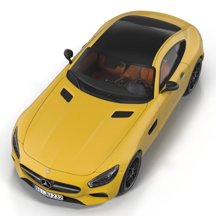 3D model Mercedes Benz AMG GT 2016