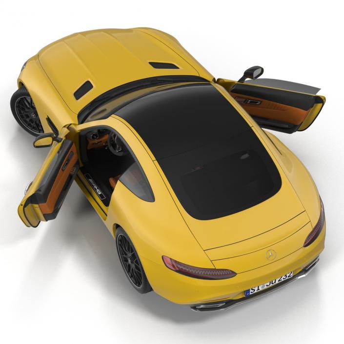 3D model Mercedes Benz AMG GT 2016