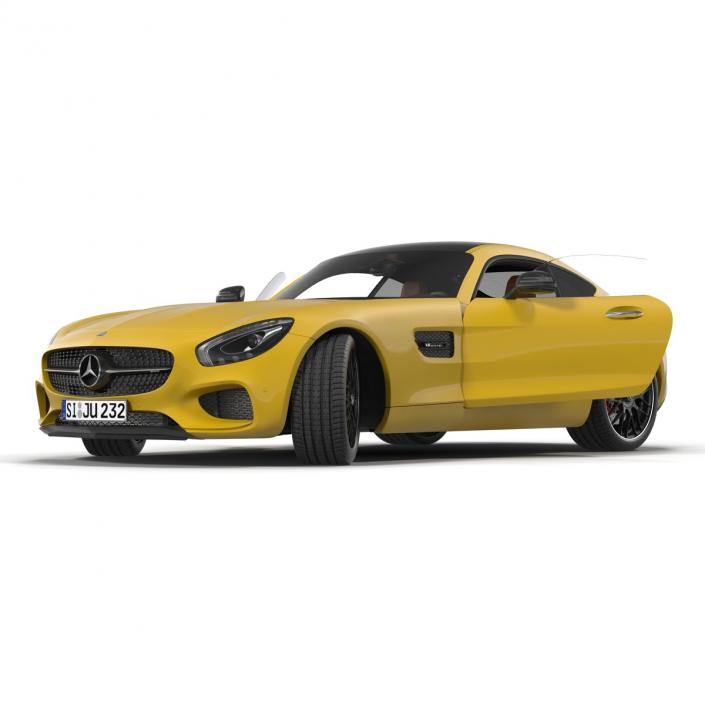 3D model Mercedes Benz AMG GT 2016