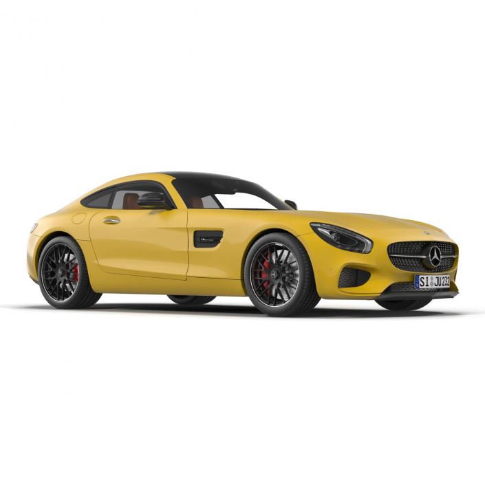 3D model Mercedes Benz AMG GT 2016