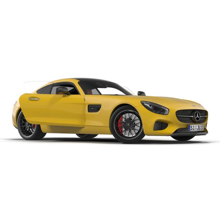 3D model Mercedes Benz AMG GT 2016