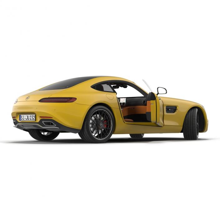 3D model Mercedes Benz AMG GT 2016