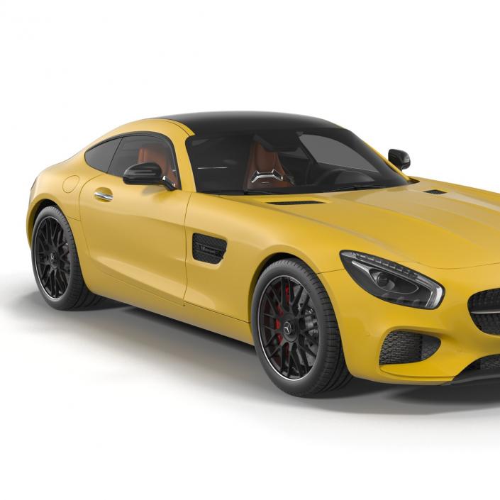 3D model Mercedes Benz AMG GT 2016