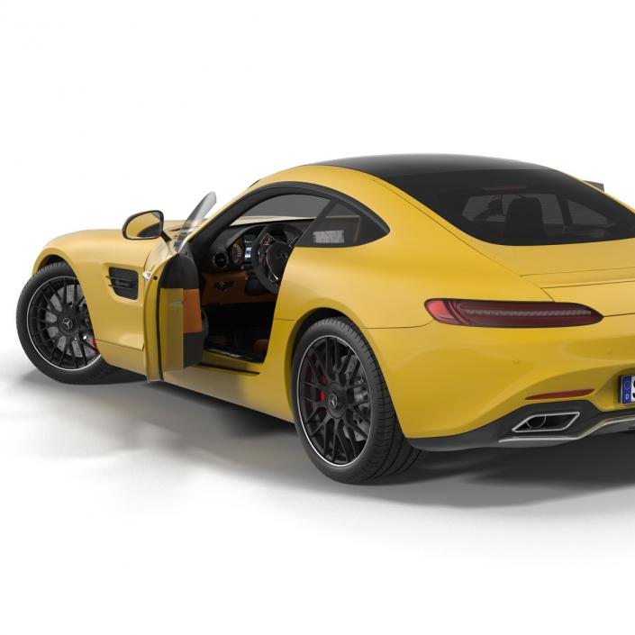 3D model Mercedes Benz AMG GT 2016