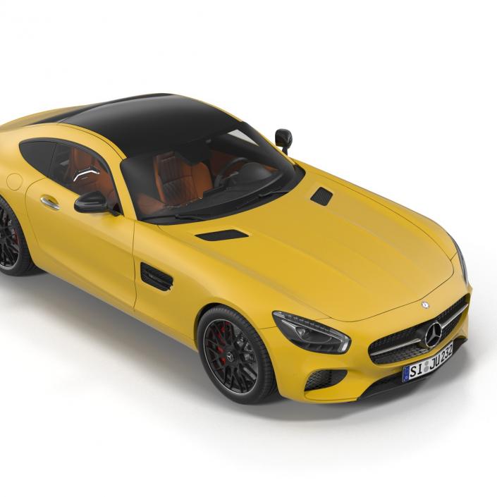 3D model Mercedes Benz AMG GT 2016