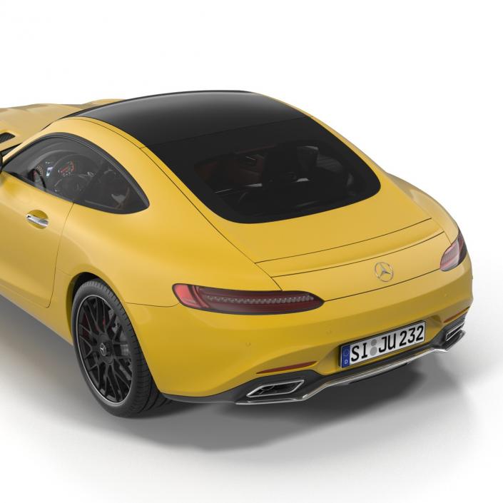 3D model Mercedes Benz AMG GT 2016