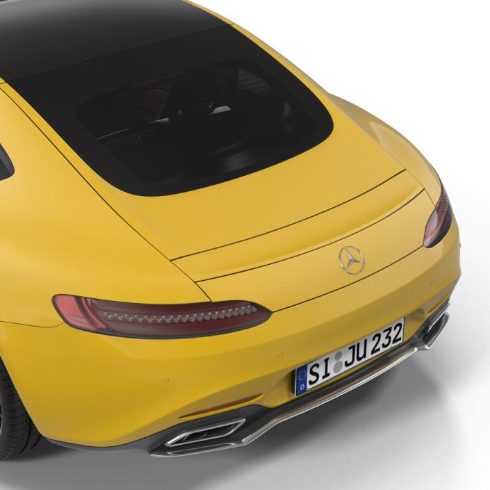 3D model Mercedes Benz AMG GT 2016