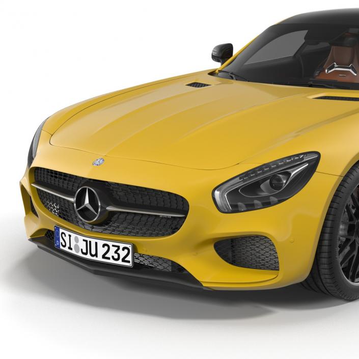 3D model Mercedes Benz AMG GT 2016