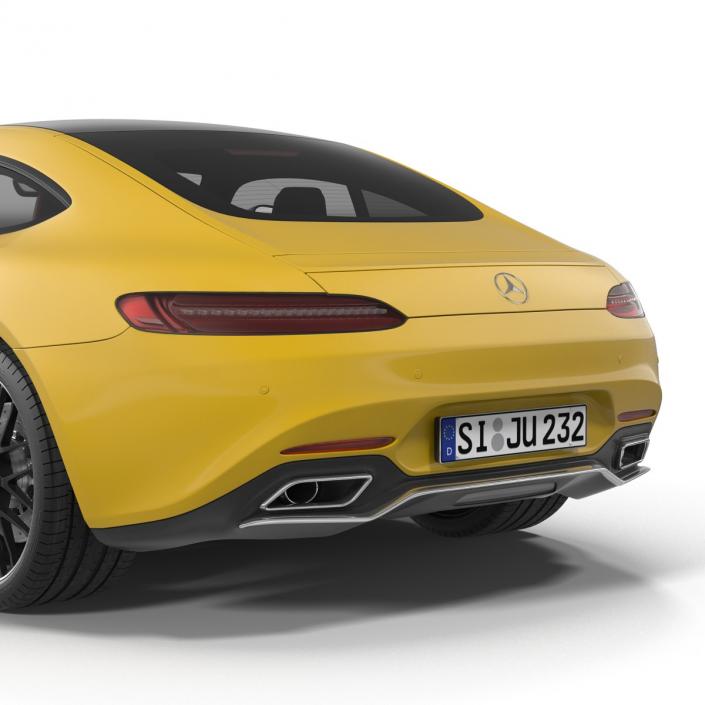 3D model Mercedes Benz AMG GT 2016