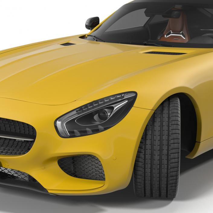 3D model Mercedes Benz AMG GT 2016