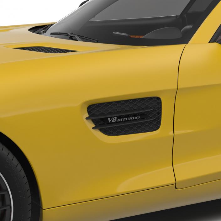 3D model Mercedes Benz AMG GT 2016