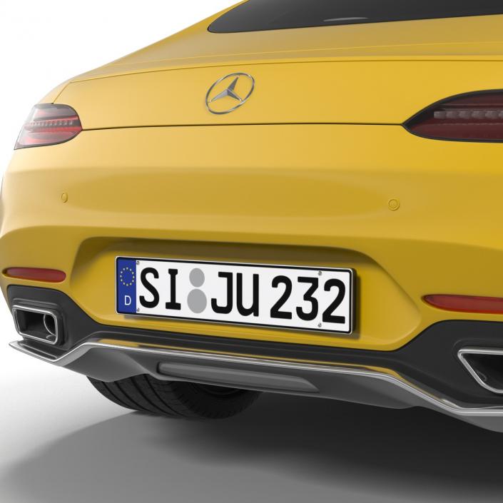 3D model Mercedes Benz AMG GT 2016