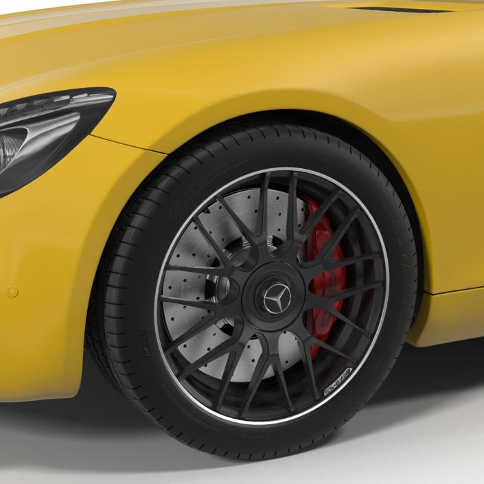 3D model Mercedes Benz AMG GT 2016