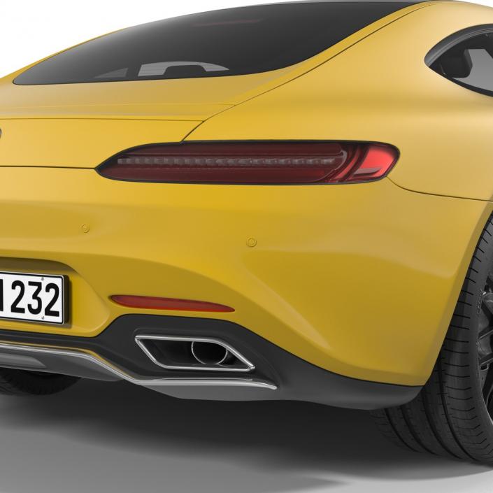 3D model Mercedes Benz AMG GT 2016