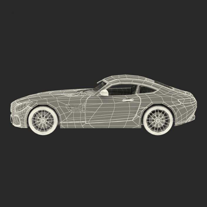 3D model Mercedes Benz AMG GT 2016