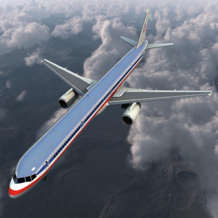 Boeing 757-300 American Airlines 3D