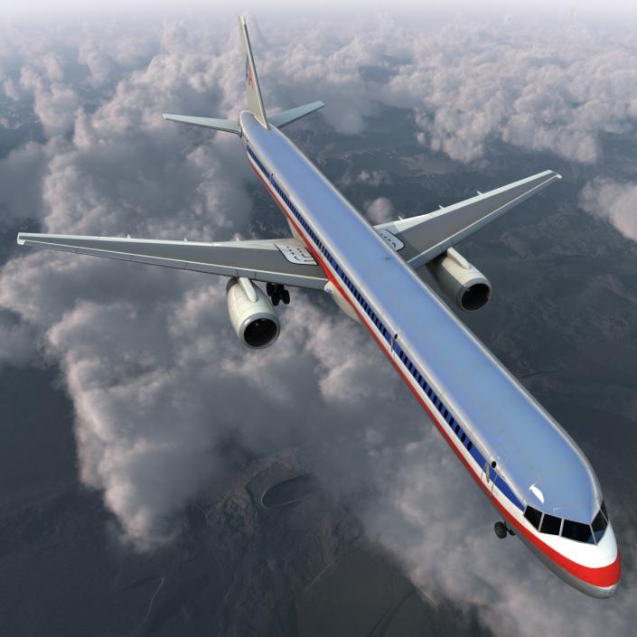 Boeing 757-300 American Airlines 3D