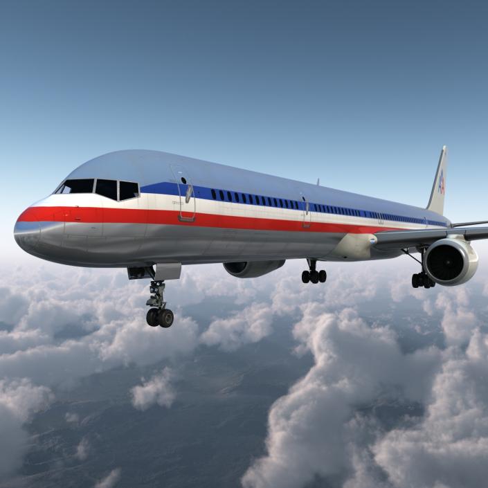 Boeing 757-300 American Airlines 3D