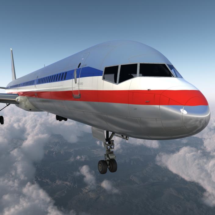 Boeing 757-300 American Airlines 3D