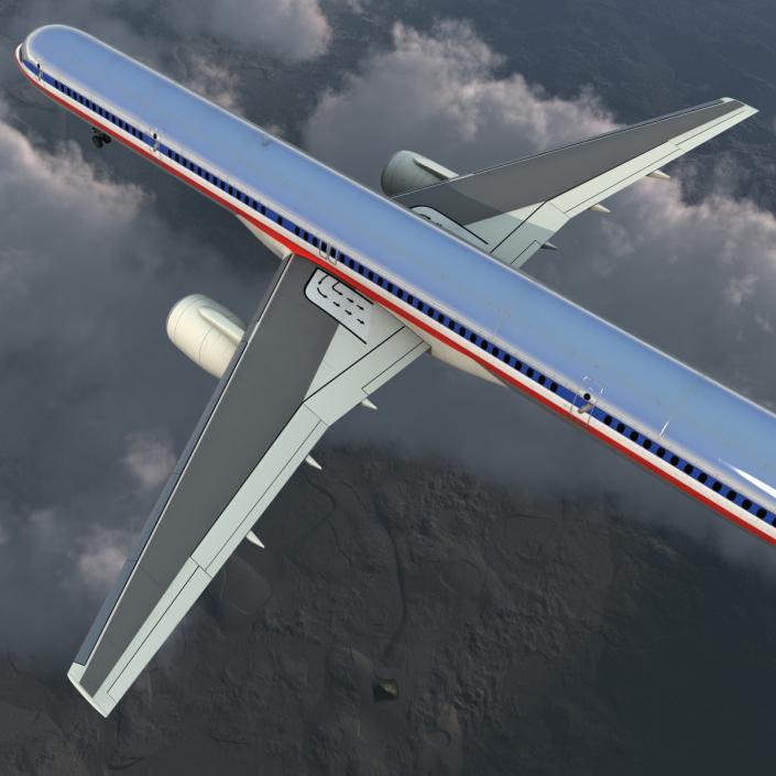 Boeing 757-300 American Airlines 3D